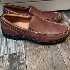 Cole Haan C20244 Hughes Grand Brown Leather Slip On Loafer Shoes Men's 7M